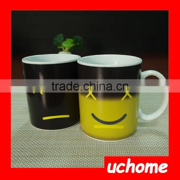 UCHOME 11oz Smile Color Changing Mug Customized Magic Heat Sensitive Mug photo-4