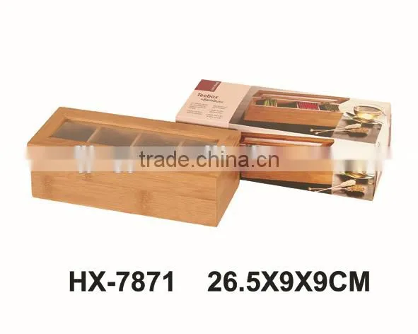 Bamboo Storage Box of Tea photo-5