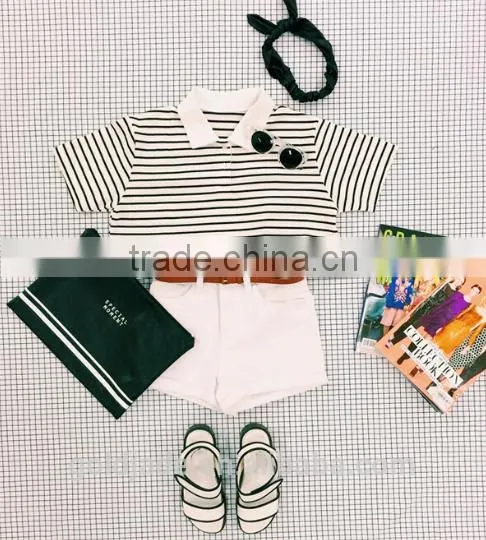 Women Newest Polo Collar Tshirt Design,blank Tshirt no Label ,blank Designer Tshirts photo-2
