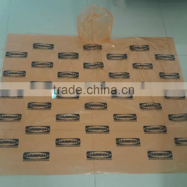 PE Full Printing Rain Poncho Rubber for Promotion photo-3
