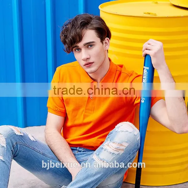 Available Customer in Stock Design Logo High Quality Men Polo Shirt photo-3