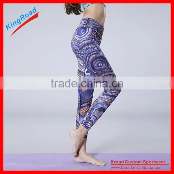 2017 High Quality Compression Tights, High Waistband Yoga Fitness Leggings Women photo-3