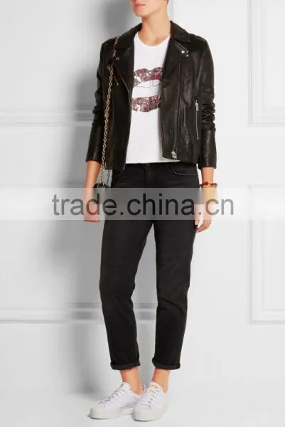 China Factory Cheap t Shirt Printing Sequined Lips Wholesale photo-2
