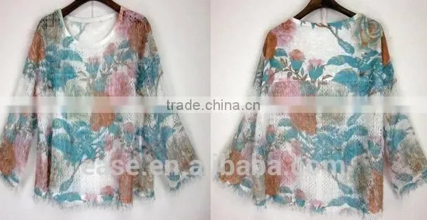 OEM Production in China Sweater Viscose Sweater Big Size Mama Sweater photo-3