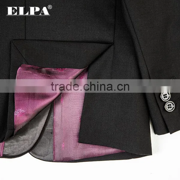 ELPA Black 3 Piece Flower Boy Formal Designer Slim Fit Suits for Kids photo-5
