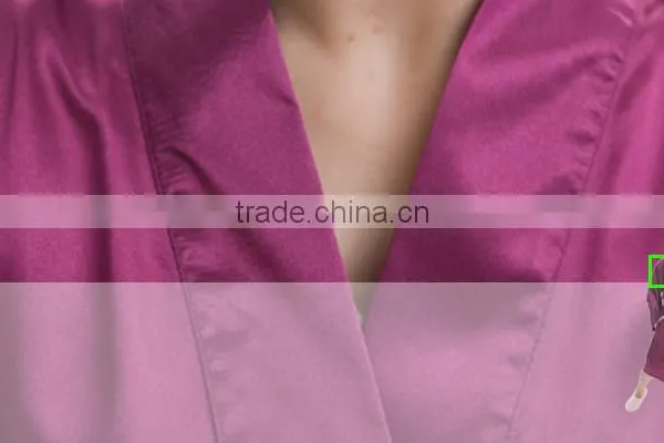 Soft Touch 100 Polyester Branded Silk Bathrobe Women photo-3