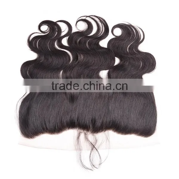 Ear to Ear Frontal Lace Closure With Baby Hair 13"*4" Body Wave Virgin Brazilian Hair Lace Closure photo-2