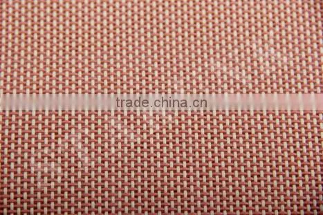 Colorful Pvc Coated Orange Mesh Fabric Fabrics photo-4