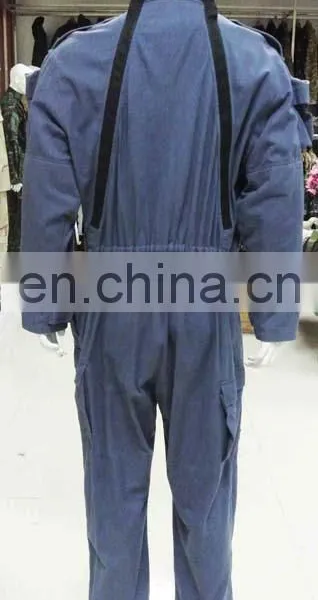 Hot Selling Classic Design Navy Blue 100% Cotton Professional Safety Coverall Workwear photo-6