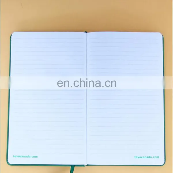 Manufacture Customized Stationery Green Hardcover School Custom Notebook With Elastic Clousure photo-4