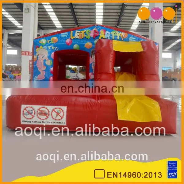 red party combo inflatable games