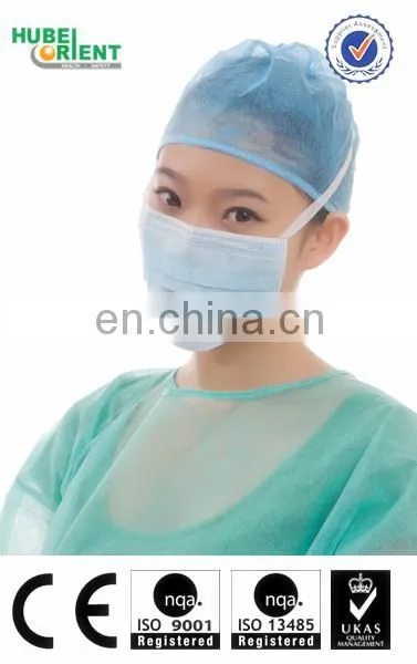 3 Ply Blue Surgeon Surgical PP Face Mask Tie-on Suppliers photo-4