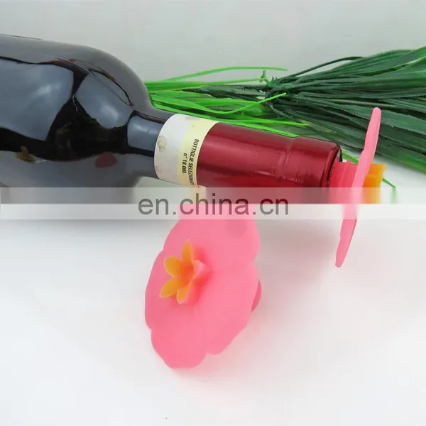 Wine Champagne Beverage Beer Wine Stopper Silicone Sunflower Shape Silicone Wine Bottle Stopper photo-4