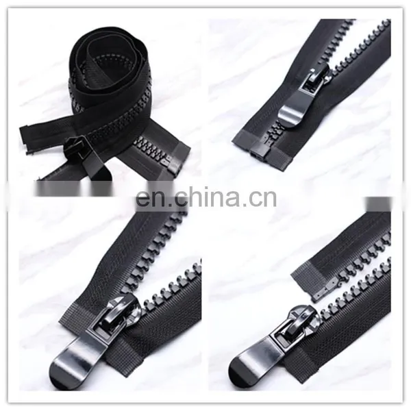 Wholesale Price Plastic Material and Eco-Friendly Feature Black Zipper photo-3