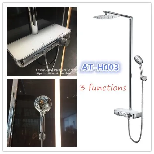 NEW 2020 Ating IT-H003 Thermostatic Rain Shower Sets 3functions Shower Faucets Factory