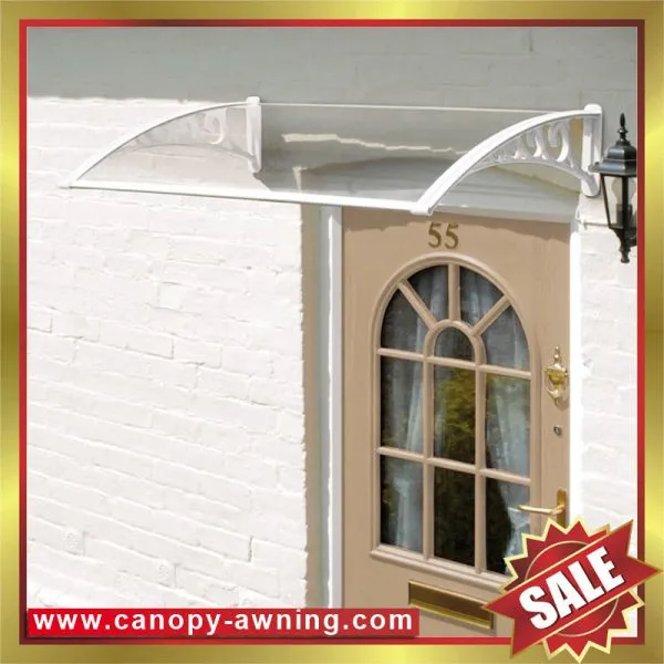 China House Door Window Diy pc Polycarbonate Awning Canopy Shelter Canopies Awnings Cover Sunvisor With Engineering Plastic Bracket for Sale photo-5