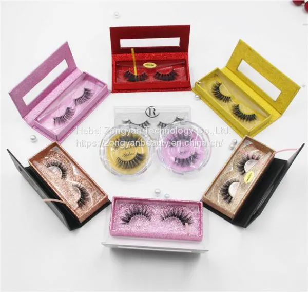 Private Logo Package High Quality Cruelty Free 3d Mink Eyelashes