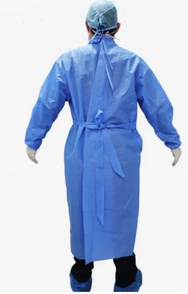 White List Disposable Medical Gown With CE FDA for Approval for Europe photo-2