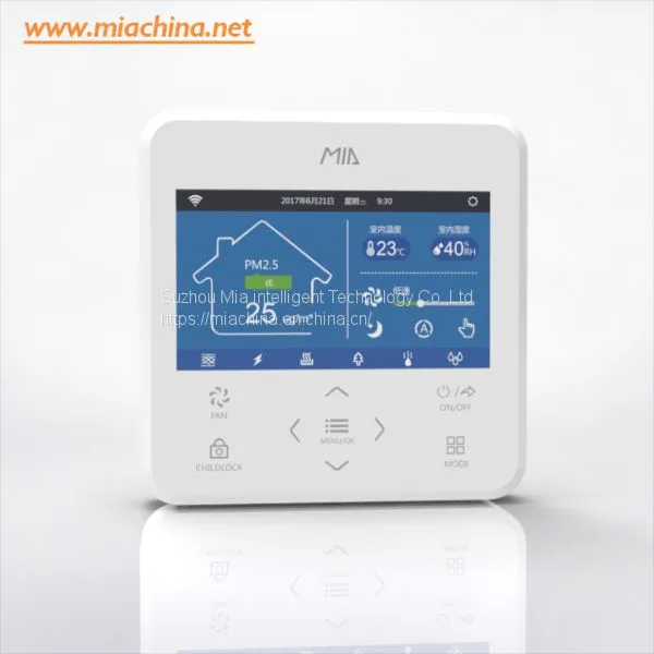 Smart Ventilation Controller Hrv/erv Digital Lcd Thermostat Acrylic Touch Screen For Fresh Air System Home Office photo-5