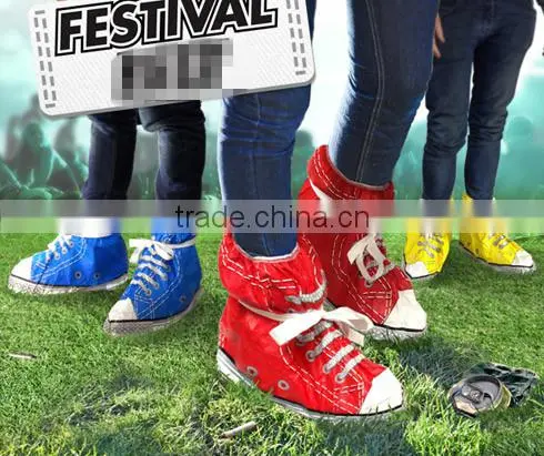 Antislip Shoes Cover Rain Shoes Cover Whole Printing PVC Shoe Cover photo-3