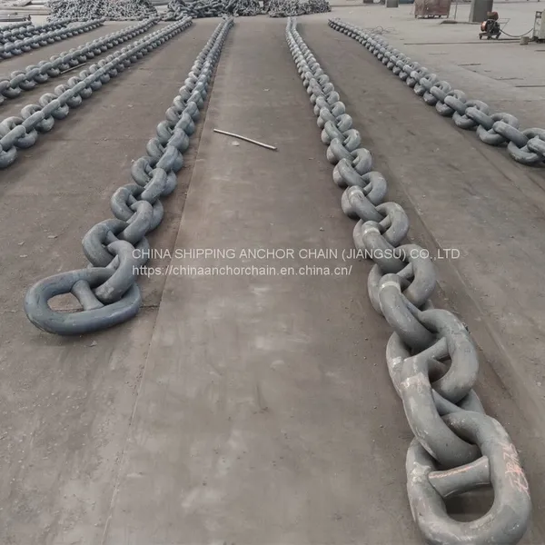 Stud link chain and fittings
