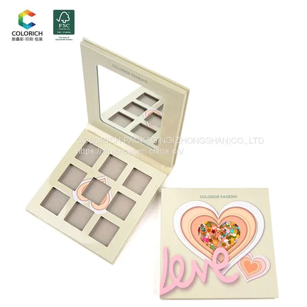 Wholesale Revolution Makeup Empty Cosmetic Packaging Box Eyeshadow Palette Empty Small Eyeshadow Palette Private Label