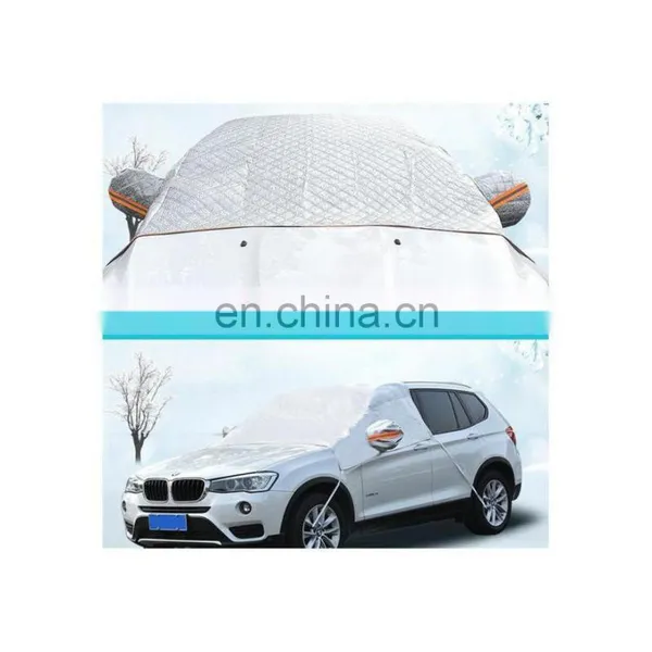 Universal Auto Car Key Cover Windscreen Mirror Windshield Anti Snow Car Cover Waterproof Frost Ice Dust Sun Shade Shield photo-2