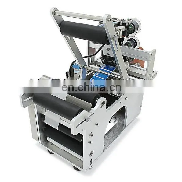 Stainless Steel Tabletop Date Printing Labeling Machine For Round Bottles photo-4
