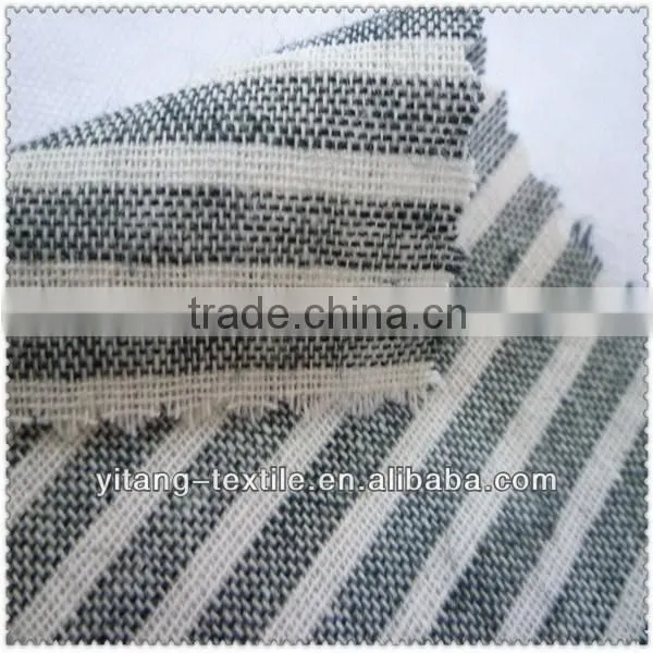 Yarn Dyed Linen / Cotton Fabric