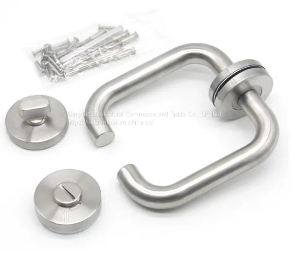 Satin Finish Entrance Door Handle Fire Rate Door Handle Stainless Steel Interior Door Handle photo-4
