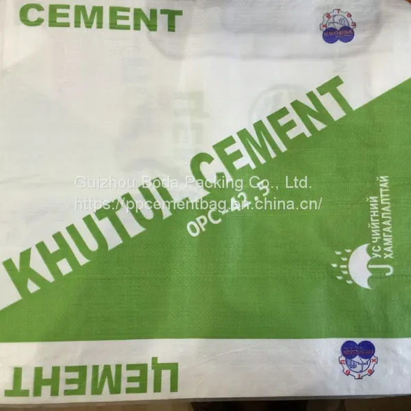 25kg Heat Seal Moisture Proof Color Printing pp Valve Bag for Putty Powder
