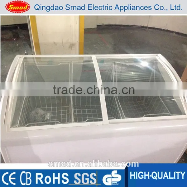 High Quality Glass Door Commercial Freezer Chest Freezer photo-2