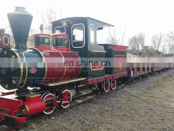16 Person Battery Powered Ride on Train Tourist Track Train for Sale photo-2