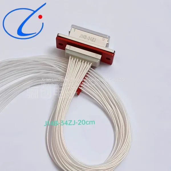J14B Series Rectangular Connector Plug Socket J14B-34TK-20CM J14B-34ZJ-20CM photo-3