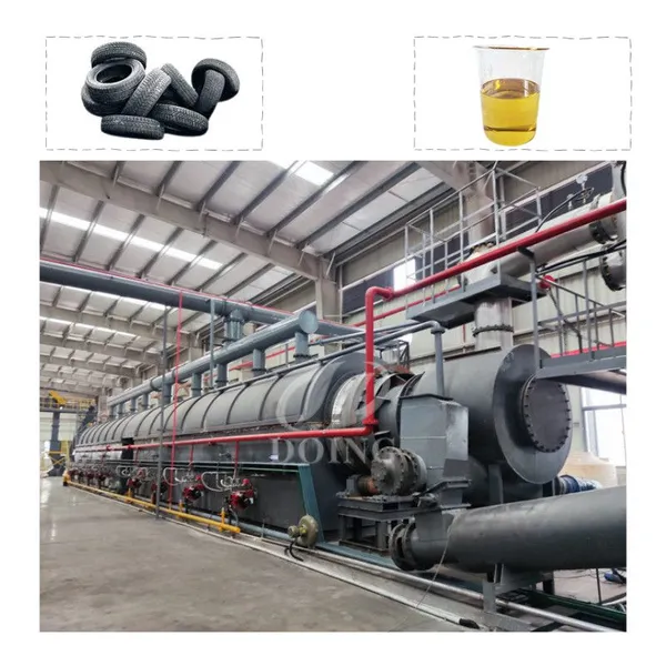 2024 Fully Automatic Waste Tire Plastic Pyrolysis Machine Continuous Production for Tire Plastic to Fuel Oil Plant photo-2