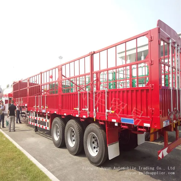Warehouse Semi-trailer Flat Flower Bar Semi-trailer Export Warehouse Semi-trailer photo-4