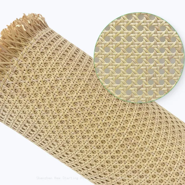 Factory Plastic Rattan Cane Webbing pe Rattan Weaving Mat Rolls for Furnitures