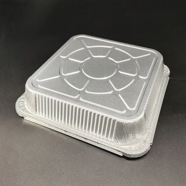 Longstar High Quality Square Aluminum Foil Grill Pan for Baking Roasting Cooking and Catering Use photo-4