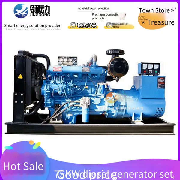 Weifang Diesel Engine Factory R6105 Engine 75kw Diesel Generator Set for Home Emergency Power Generation photo-3