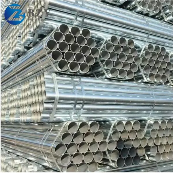 6 Inch Steel Galvanized Iron Pipe Round Galvanized Metal Fence Posts photo-5