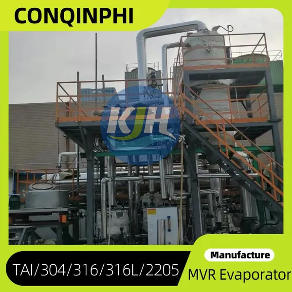 Wastewater MVR Evaporator 220V 50Hz 3-Phase 0.5MPa Compressor SS304