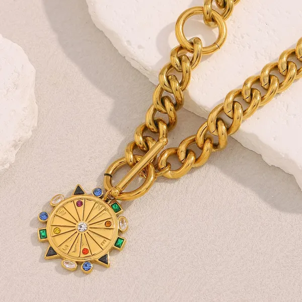 Stainless Steel Beaded Necklace 6mm Round Ball 304 Material 18 Inch Spring Ring Clasp OEM photo-3