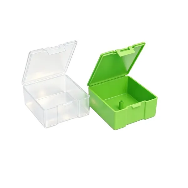 Spade Drill Inserts and Micro Longer Tools Square Rectangular Hinged Lid Plastic PP Clear Storage Multi Boxes photo-2