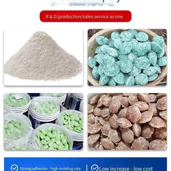 Eucalyptus Fat Granular Binder. Features: Long - Lasting Water Resistance, Strong Adhesion, and Nutritious. Jinhan