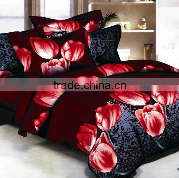 Flower Printed Duvet Bedding Sets 3D photo-3