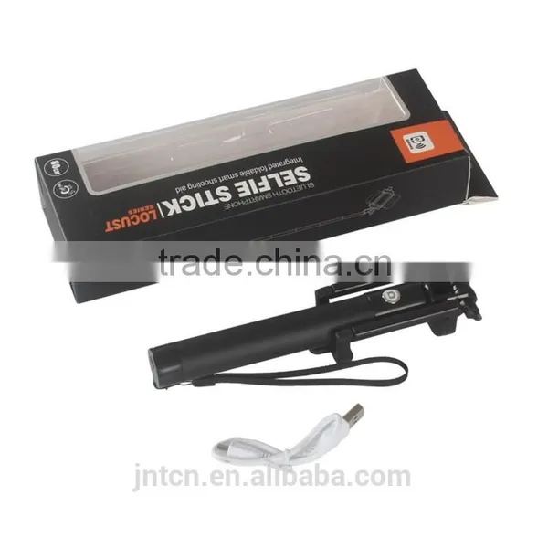 MINI Rechargeable Folding Phone Holder Monopod Bluetooth Selfie Stick QC22 photo-4