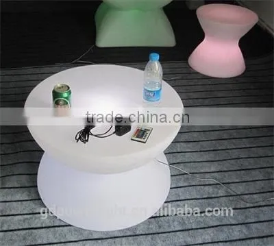 PE Plastic Bar Table With LED Lights and Remote 6040D photo-2