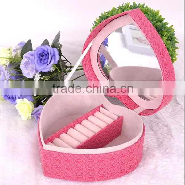 AN396 ANPHY Fashion Heart-shaped Festival Gift Decoration Ring Earring Jewelry Gift Flip Box Holder Display Stock 18.5*17*8.5cm photo-2
