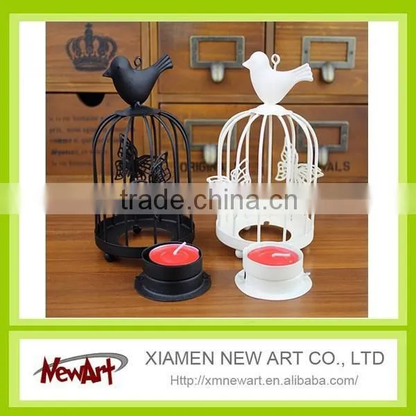 Metal Wholesale Elegant Decorative Bird Candle Holder and Bird Cage Pet Cage Quality Choice photo-3