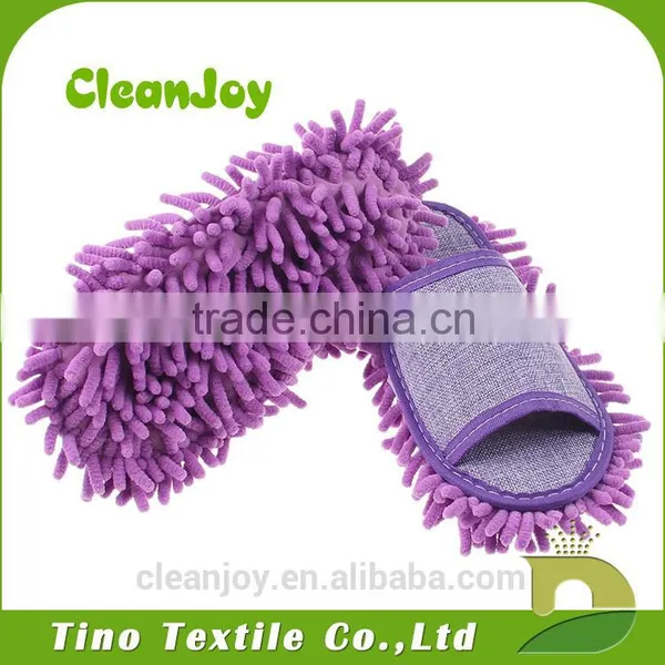 Top Quality Mop Chenille Indoor Cleaning Slippers photo-3